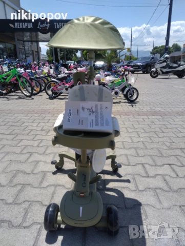 BYOX Детска тротинетка Cornet 6в1 зелен, снимка 10 - Скутери и тротинетки - 53564043