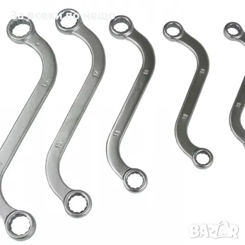 Звездогаечни S–образни ключове 10 – 19 мм 5 части Mar-Pol, снимка 3 - Други инструменти - 50350180