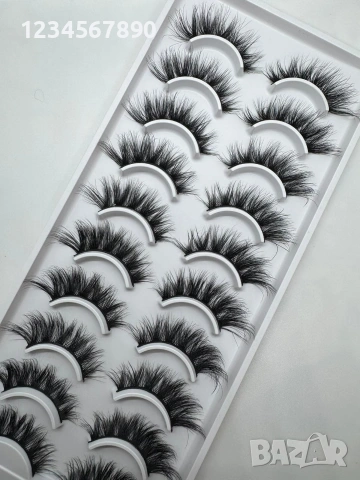 4D Мигли 10 чифта в кутия