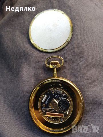 Рядък швейцарски джобен часовник Transalpin, снимка 7 - Антикварни и старинни предмети - 41411006