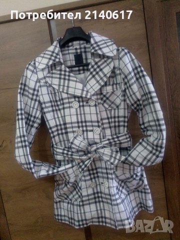 Тренчкот за преходен сезон VERO MODA N:L, снимка 4 - Шлифери - 39873289