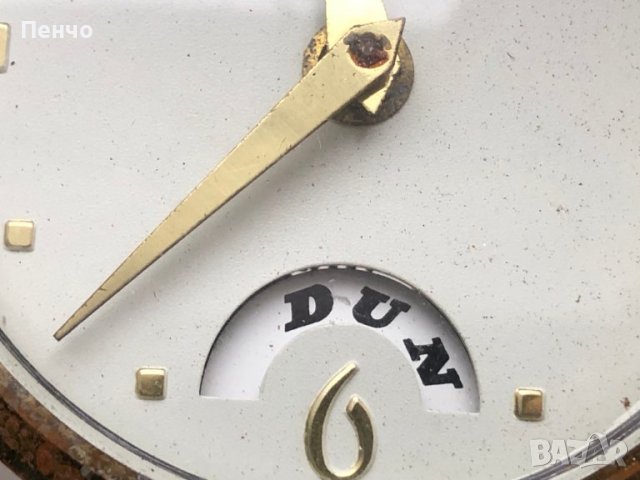стар рекламен часовник "DUNLOP" - WEST GERMANY, снимка 5 - Антикварни и старинни предмети - 39293360