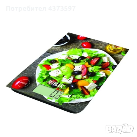 Везна Muhler KSC-2027 кухненска, Veggy, 5 kg, снимка 1