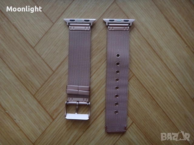 Нова Каишка за часовник Apple iWatch тип Milanese Loop - 40mm Rose Gold, снимка 2 - Каишки за часовници - 53035816