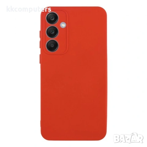 Силиконов кейс bSmart Silicone Soft Cover, За Samsung Galaxy S26 Plus, Червен и Протектор
