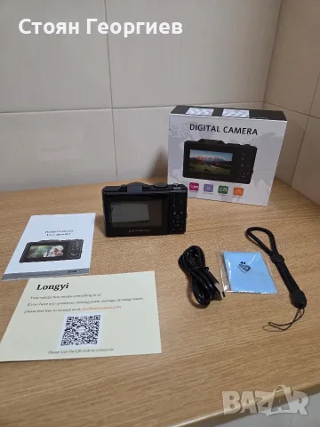Дигитален фотоапарат Longyi 5K 75MP, предназначен за влогове и любителска фотография