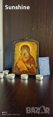 Антична икона от манастира в Атон , снимка 4 - Други ценни предмети - 52680040