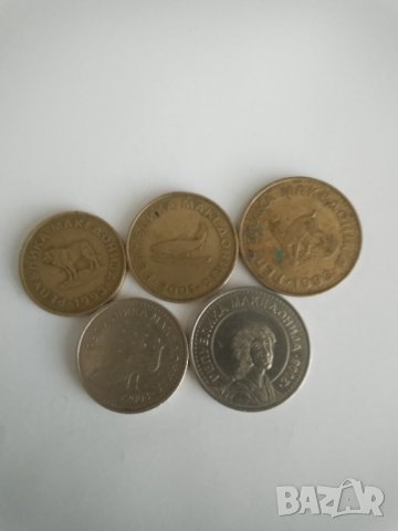 Лот1,2,5,10 и50 денари С.македония, снимка 2 - Нумизматика и бонистика - 41498608