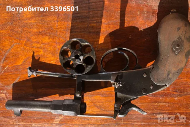 Револвер Reichsrevolver модел 1883 г., снимка 6 - Колекции - 48505674