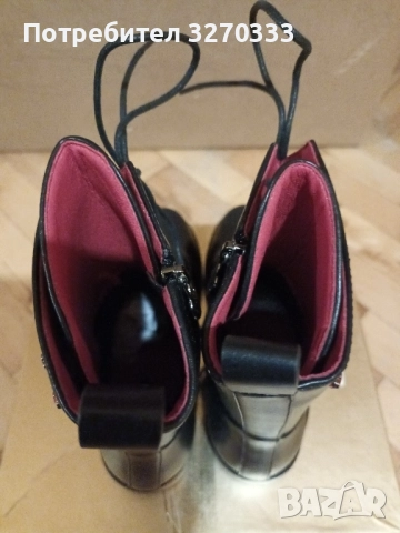 Дамски боти от естествена кожа , снимка 5 - Дамски боти - 52015011