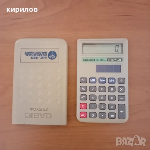 Винтидж джобен японски калкулатор CASIO 