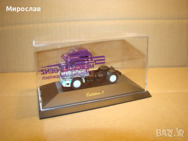 HERPA H0 1/87 MERCEDES BENZ ВЛЕКАЧ КАМИОН МОДЕЛ ИГРАЧКА, снимка 5 - Колекции - 48483628