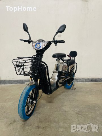  Електрически Скутер-Велосипед EBZ16 500W - Silver , снимка 6 - Мотоциклети и мототехника - 41941523