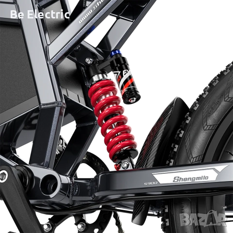 НОВО!!! Електрически Кросов Велосипед Shengmilo S900 1500W 60V/30Ah, снимка 7 - Велосипеди - 52575189