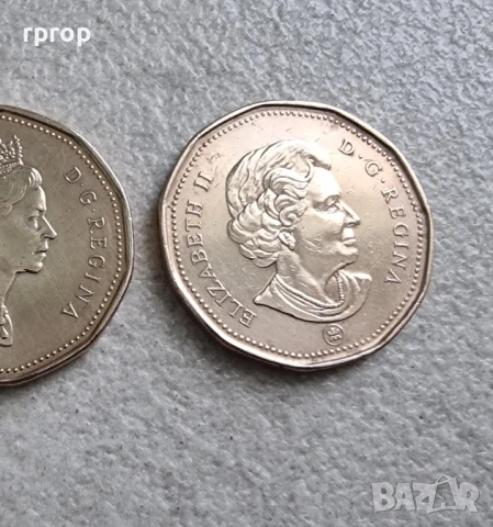 Канада . 1 долар .  3 бройки  по 1 долар . Различна Кралица., снимка 10 - Нумизматика и бонистика - 41411121