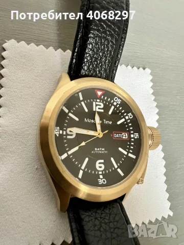 Мъжки автоматичен часовник Moscow time Submariner(подводничарски), снимка 2 - Мъжки - 56247754