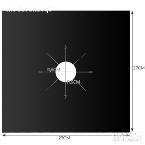 Подложки фолио за газов котлон 4бр, снимка 5 - Котлони - 44446801