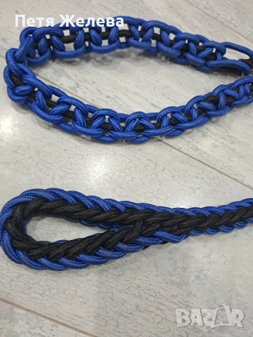 Комплект повод и нашийник за куче, снимка 2 - За кучета - 53418320