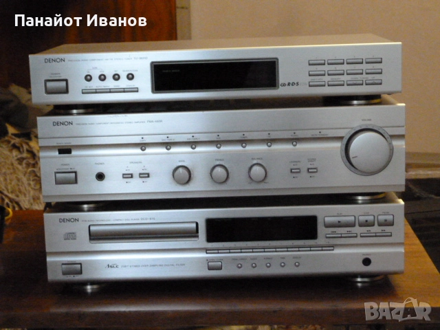 Denon усилвател,тунер,сд плейър PMA-480R,TU-380RD,DCD-615 дистанционно, снимка 2 - Ресийвъри, усилватели, смесителни пултове - 52003484
