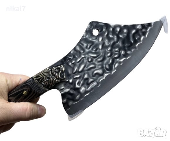 кухненски сатър масивен удобен за месо риба кълцане неръждаема стомана, снимка 9 - Аксесоари за кухня - 42056220