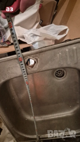 Метална / алпака мивка, снимка 4 - Мивки - 53009178