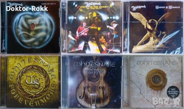 Whitesnake - оригинални CD издания
