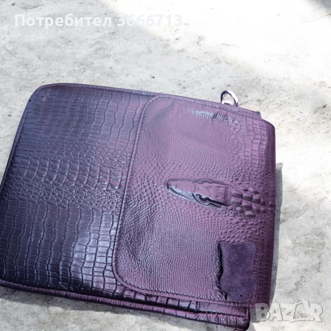 мъжка чанта естествена кожа, снимка 3 - Чанти - 53582423