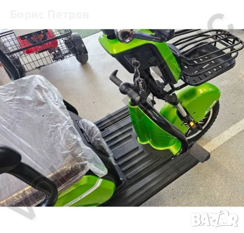 Електрическа триколка С2+ с5 батерии, 3
места, крачна спирачка и ВТ
, снимка 5 - Мотоциклети и мототехника - 48854057