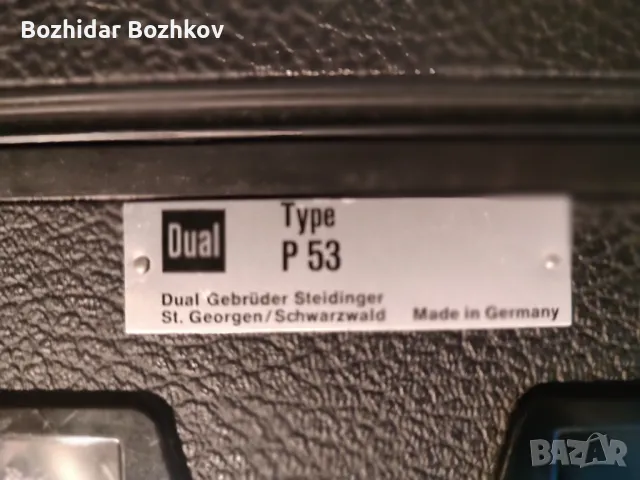 Стар грамофон DUAL  P 53, снимка 3 - Други ценни предмети - 47498819