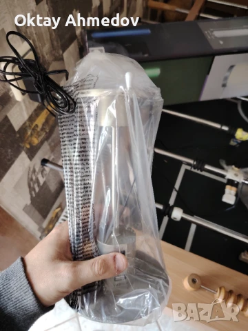 Нощна лампа чисто нова със зарядно за телефон няма го плафона , снимка 3 - Настолни лампи - 50456299