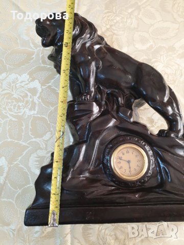 Старинен немски  каминен часовник, снимка 8 - Антикварни и старинни предмети - 41227873