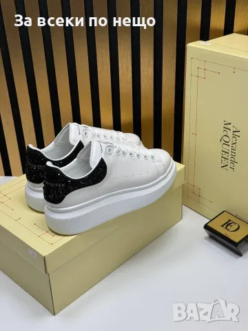 Alexander McQueen Дамски Маратонки С Кристали👟Дамски Спортни Обувки С Камъни - 3 Цвята Код E143, снимка 2 - Маратонки - 55799954
