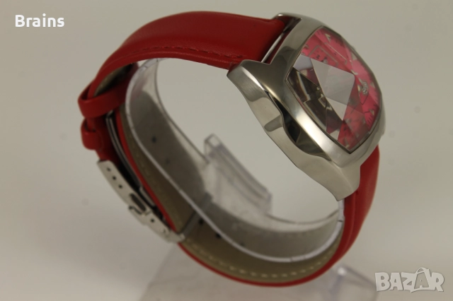 Дамски Стоманен Кварцов Хронограф CHRONOTECH Prisma, снимка 6 - Дамски - 52494242