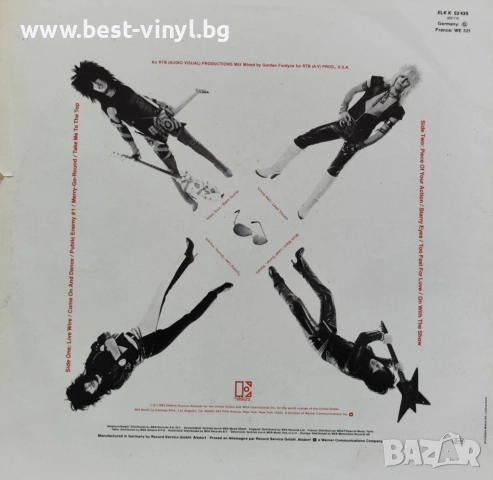 Грамофонна Плоча (Mötley Crüe - Too Fast For Love), снимка 2 - Грамофонни плочи - 52146040