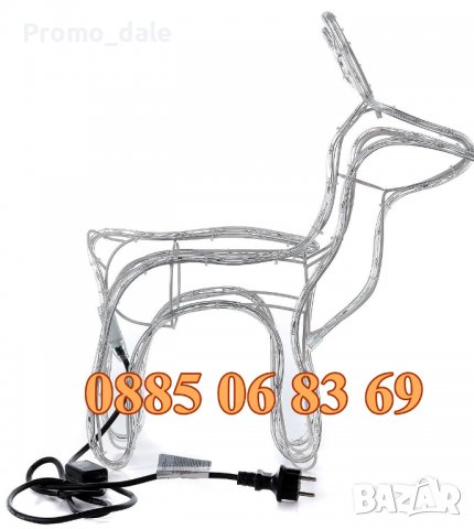 3 модела Коледен светещ елен, коледна украса, коледен елен, снимка 3 - Други - 38678500