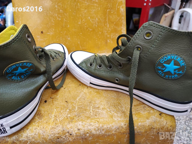 Кожени кецове Converse 36,5 номер , снимка 6 - Кецове - 36307088