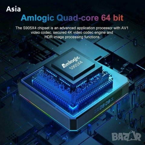 Продавам Android TV Box x96 x4 4GB RAM/64GB eMMC/8K с IP ТЕЛЕВИЗИЯ, снимка 7 - Приемници и антени - 52459247