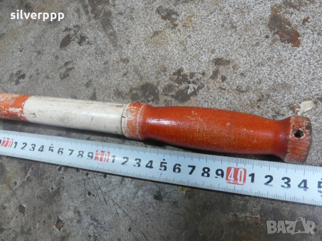  Стар железнечарски чук , снимка 2 - Антикварни и старинни предмети - 36092711