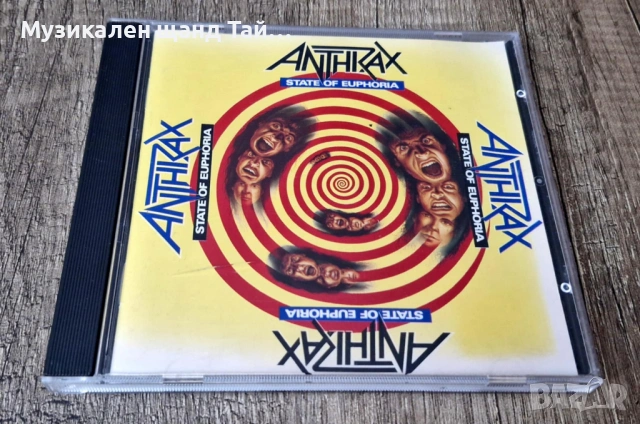 Компакт Дискове - Рок Метъл: Anthrax - State Of Euphoria