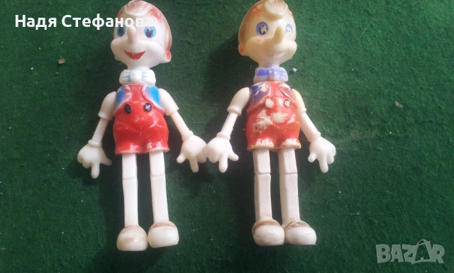 Пластмасова кукла Пинокио от едно време