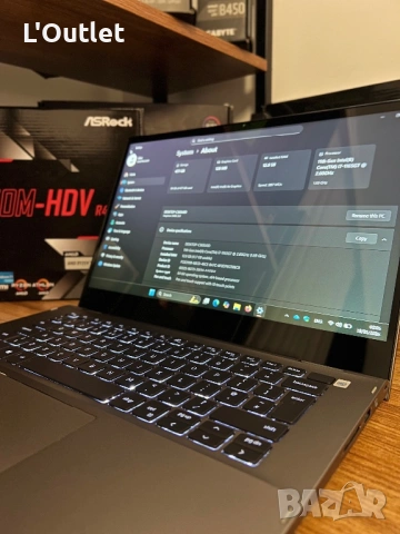 Лаптоп Dell Inspiron 5406, i7-11Gen, 512GB SSD, 12GB RAM, Touchscreen, снимка 6 - Лаптопи за работа - 53136929