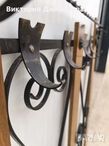 Закачалка ковано желязо , снимка 3 - Закачалки - 53567057