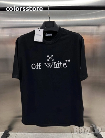 Черна тениска Off White код IM89u, снимка 2 - Тениски - 52100786