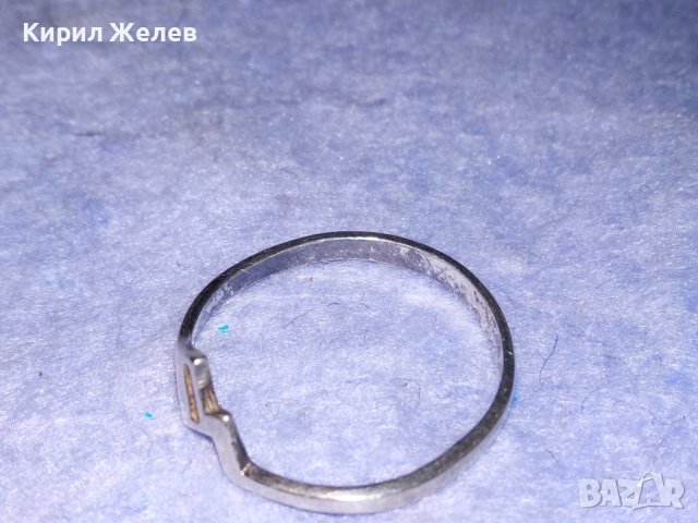 НЕЖЕН СРЕБЪРЕН ВИНТИДЖ АРТ ДАМСКИ ПРЪСТЕН СРЕБРО 925 МАЙСТОРСКА ФИНА ИЗРАБОТКА 38287, снимка 10 - Пръстени - 40938325