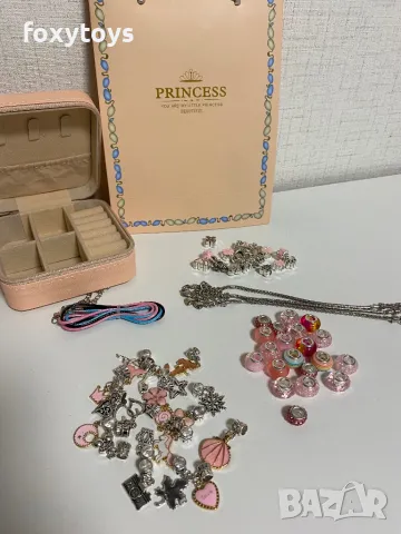 Комплект за изработка на детски бижута(гривни и колиета) с кутия и подаръчна торбичка, 22893, снимка 15 - Образователни игри - 47727036