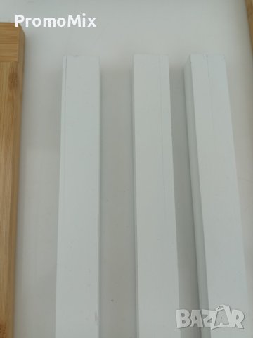 Бамбукова поставка за кърпи Relaxdays 10020308 3 ръмена свободно стояща, снимка 11 - Други стоки за дома - 44197036