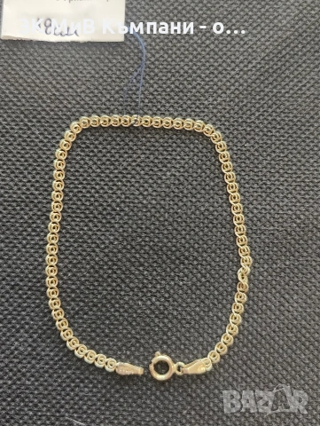 Златна гривна 2гр 14карата, снимка 2 - Гривни - 53324123