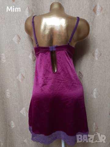 Rougegorge 75 B  Сатенена рокля / подплата / с твърда чашка , снимка 3 - Корсети, бюстиета, топове - 39344612