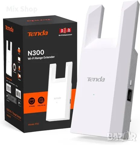 Нов WiFi репитър Tenda, WiFi усилвател N300, WiFi екстендър