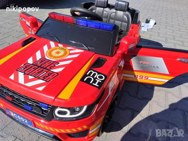 POLICE акумулаторен джип SQUAD червен, снимка 9 - Други - 53849922